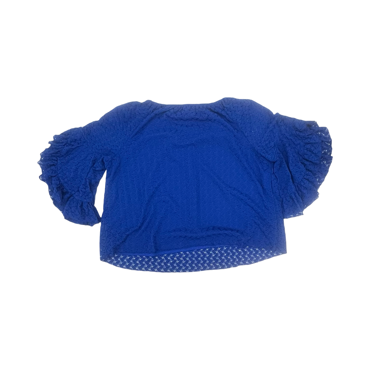 Top Ls By Fever In Blue, Size:3X