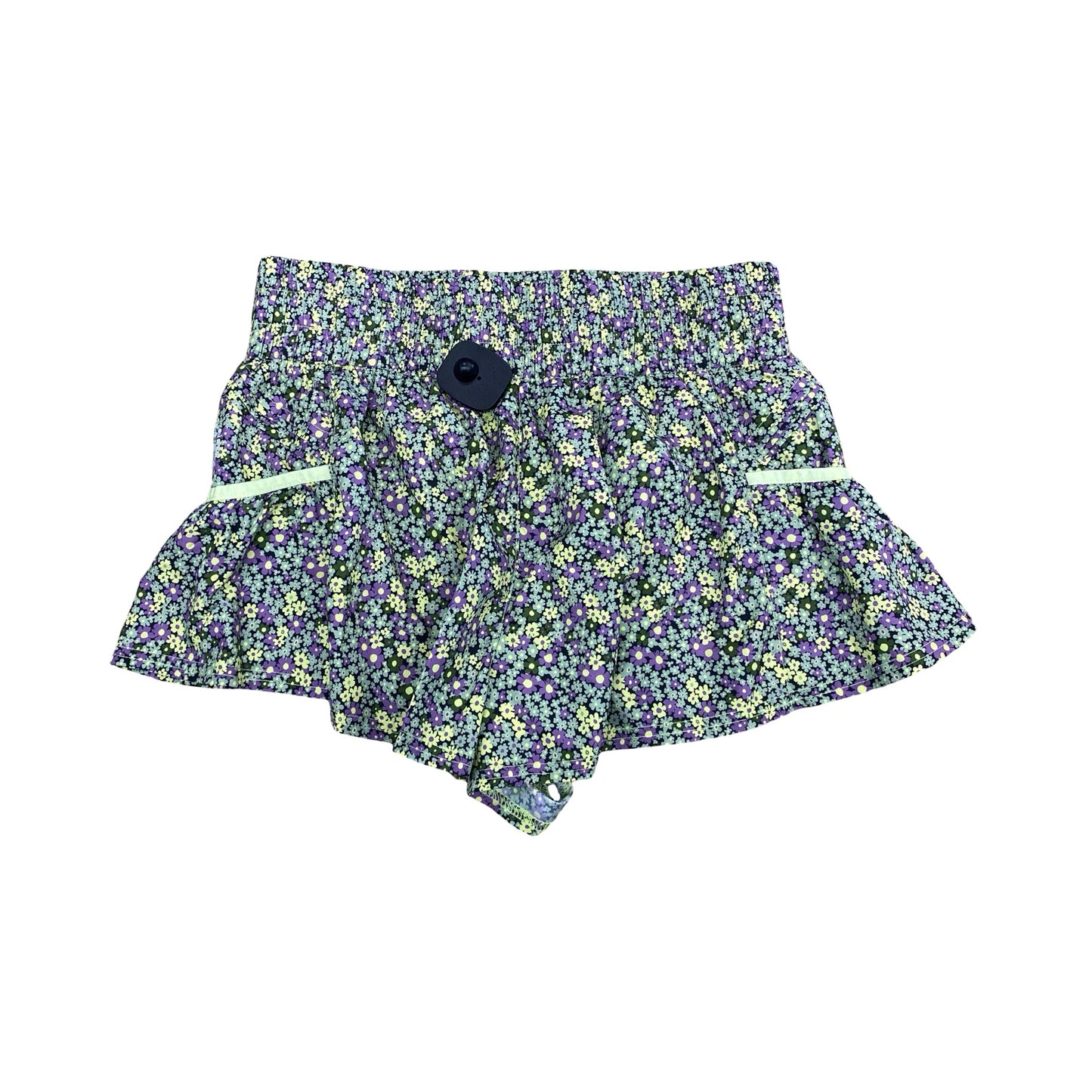 Athletic Shorts By Free People In Floral Print, Size:M