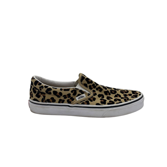 Shoes Flats By Vans In Leopard Print, Size:9