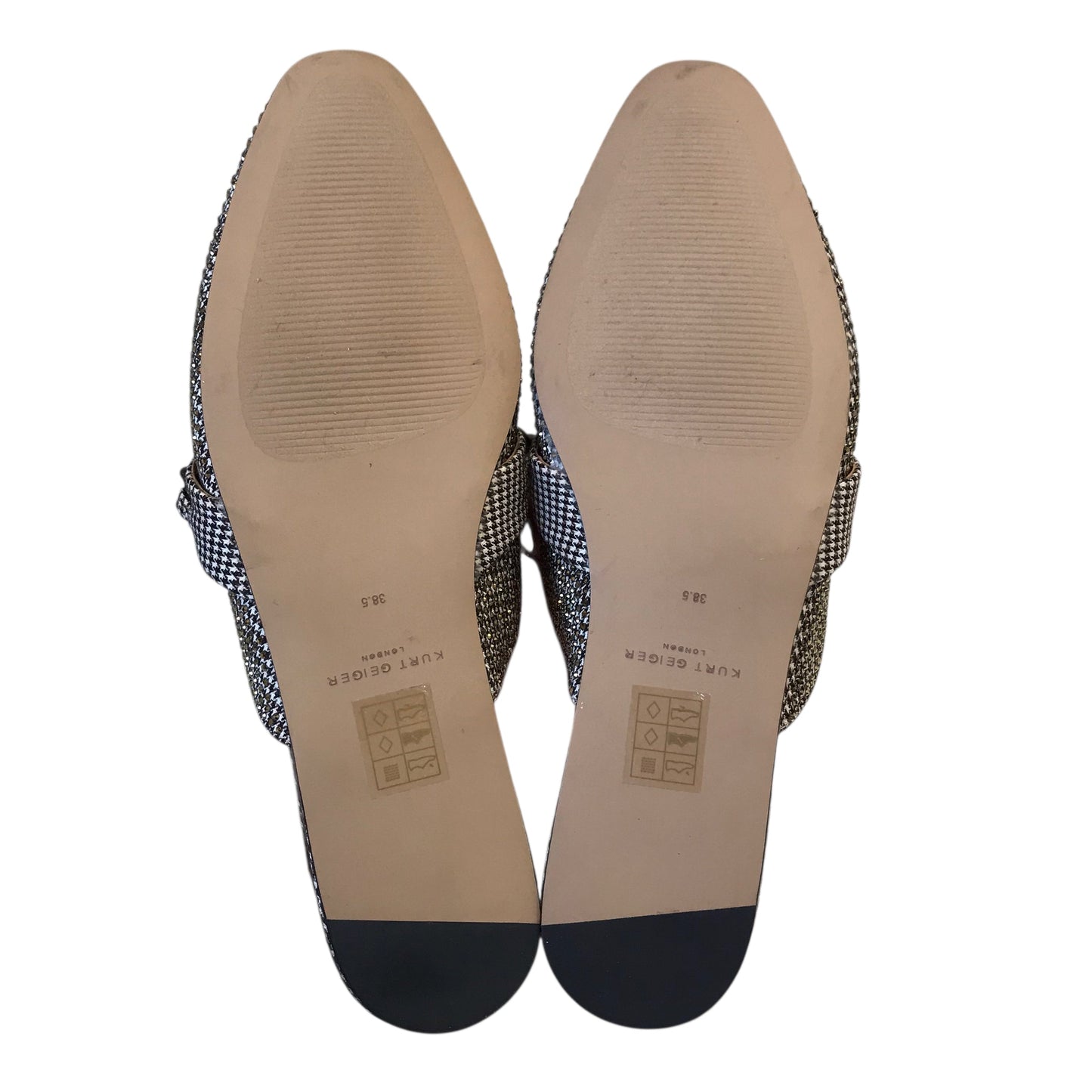 Shoes Designer By Kurt Geiger In Gold, Size:8