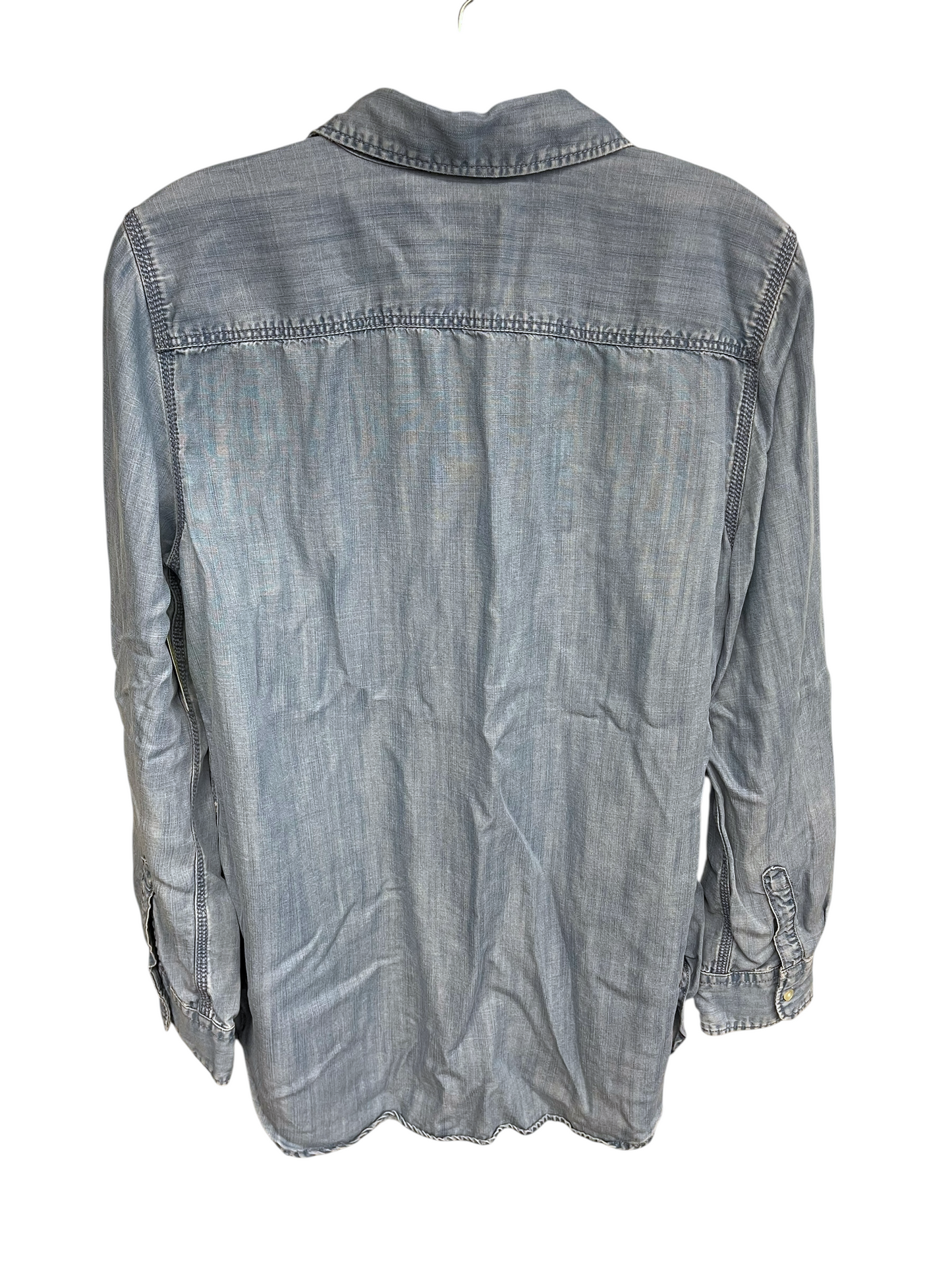 TOP LS by TALBOTS In BLUE DENIM, Size: M
