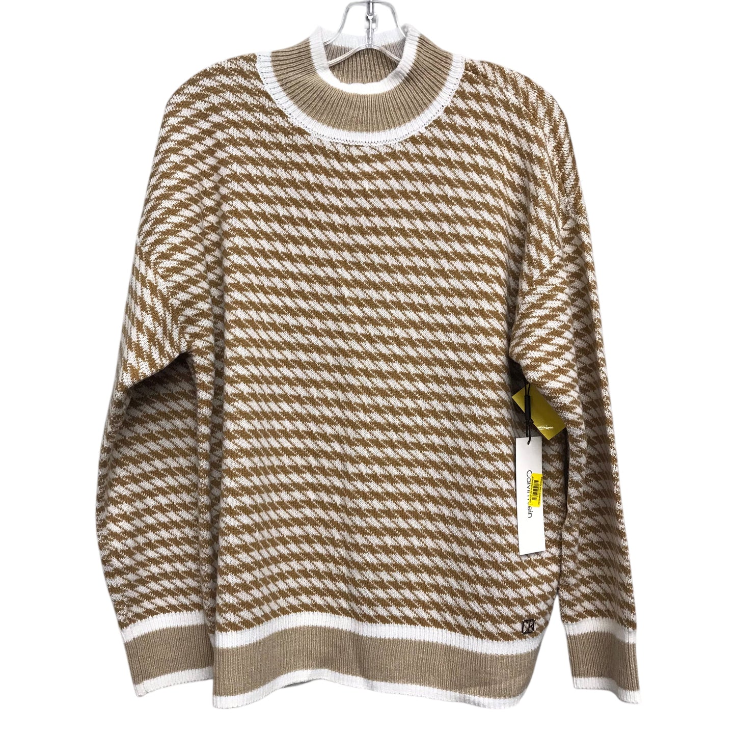 Sweater By Calvin Klein In Brown, Size:L