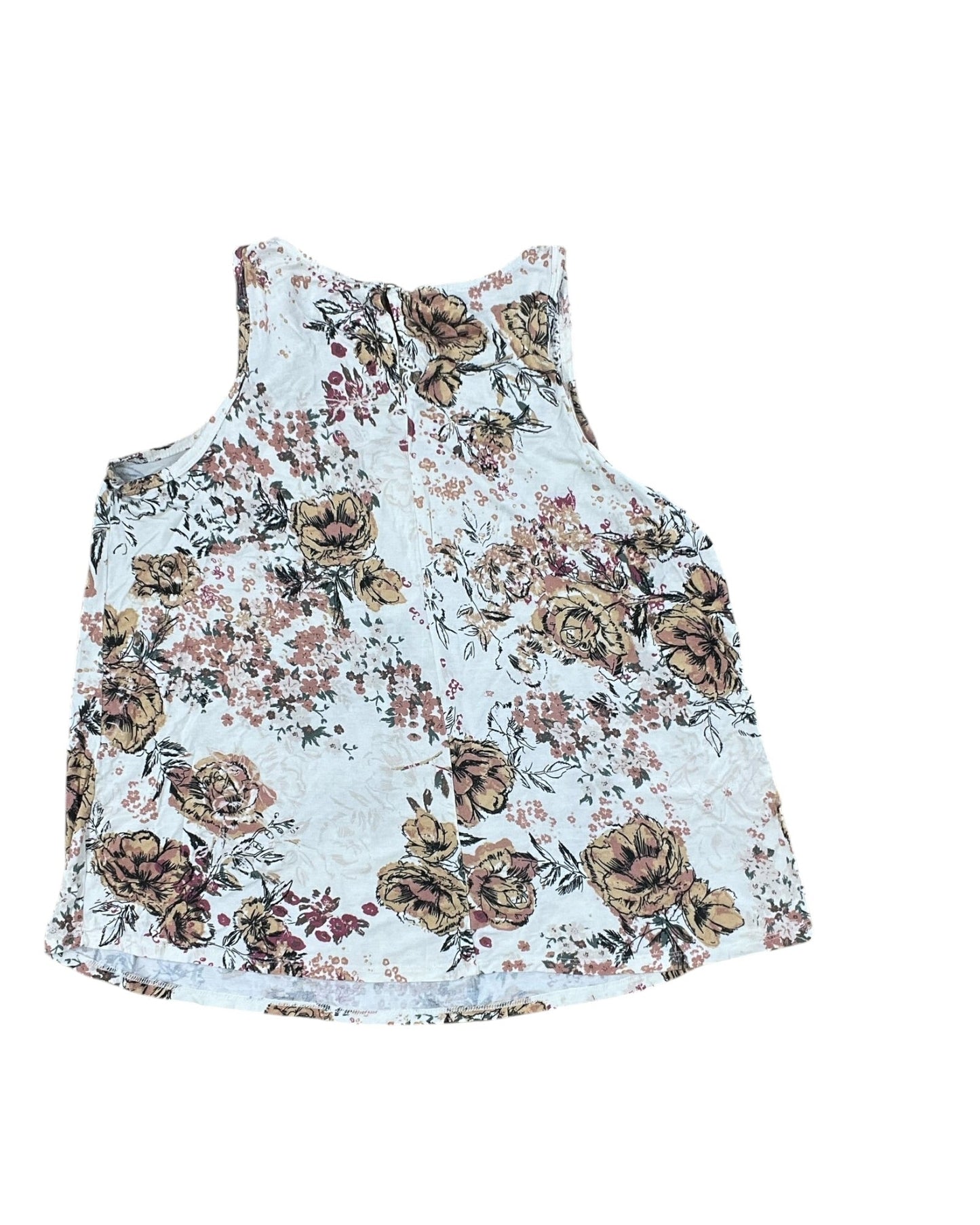 Top Sleeveless By Maurices In Floral Print, Size:Xl