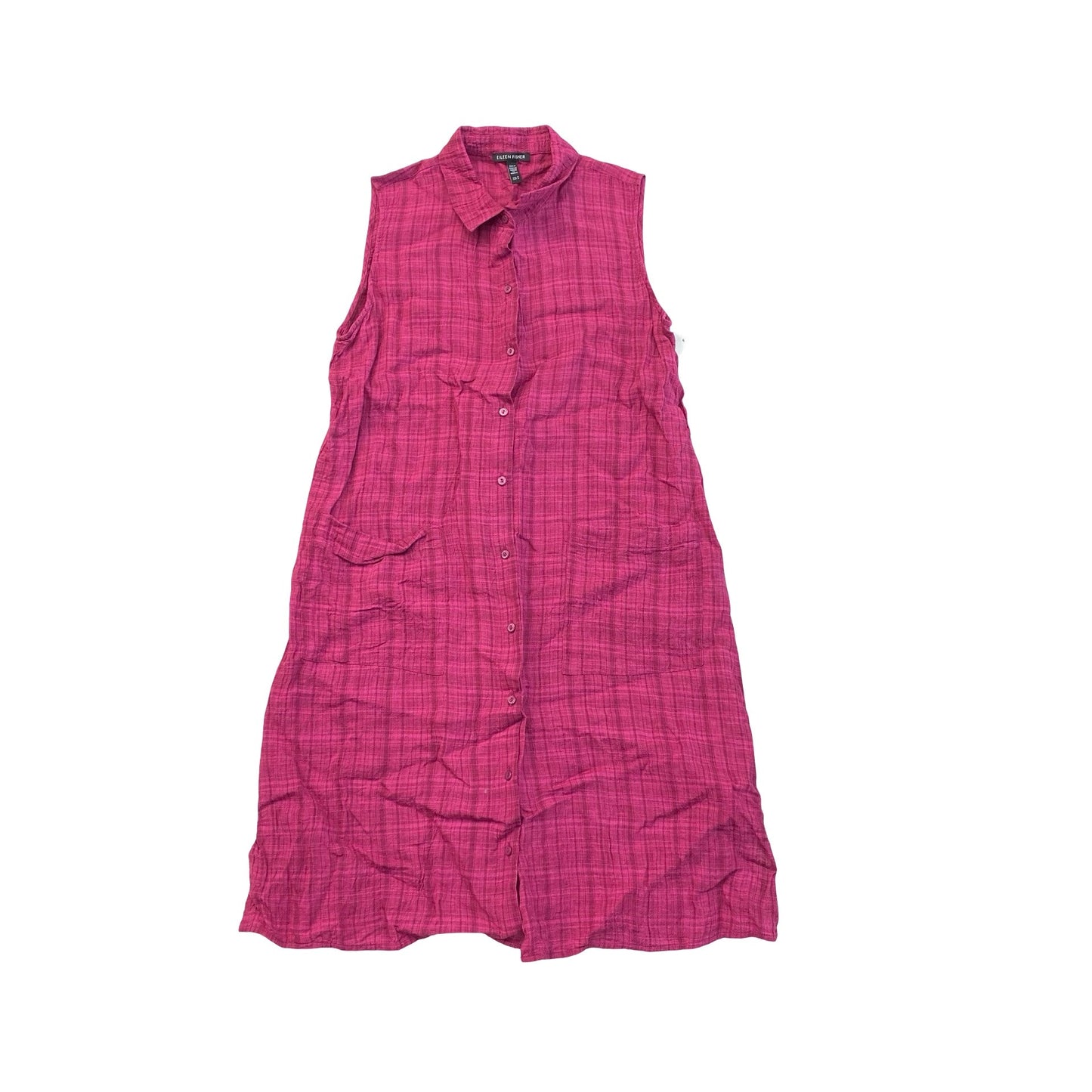 Dress Designer By Eileen Fisher In Pink, Size:M