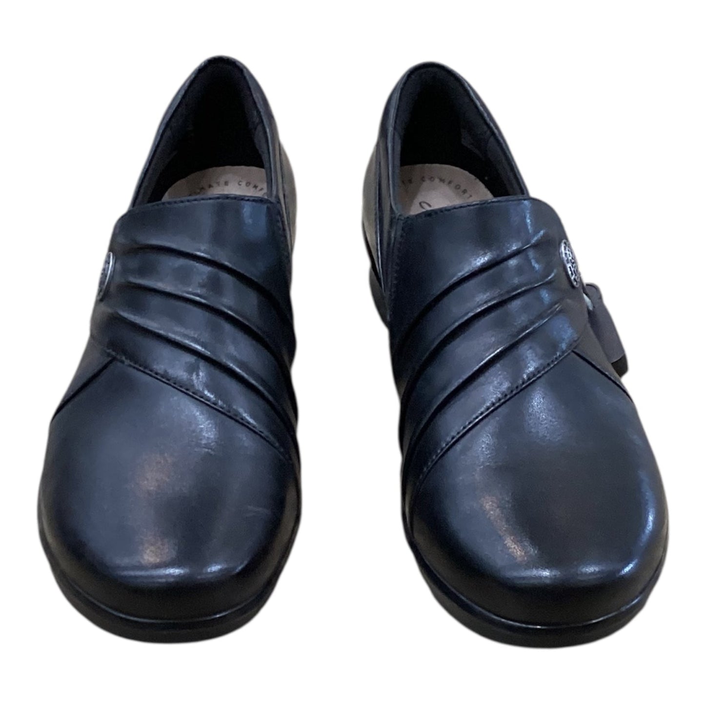 Shoes Flats By Clarks In Black, Size:7