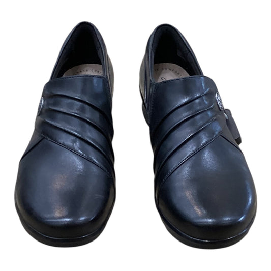 Shoes Flats By Clarks In Black, Size:7