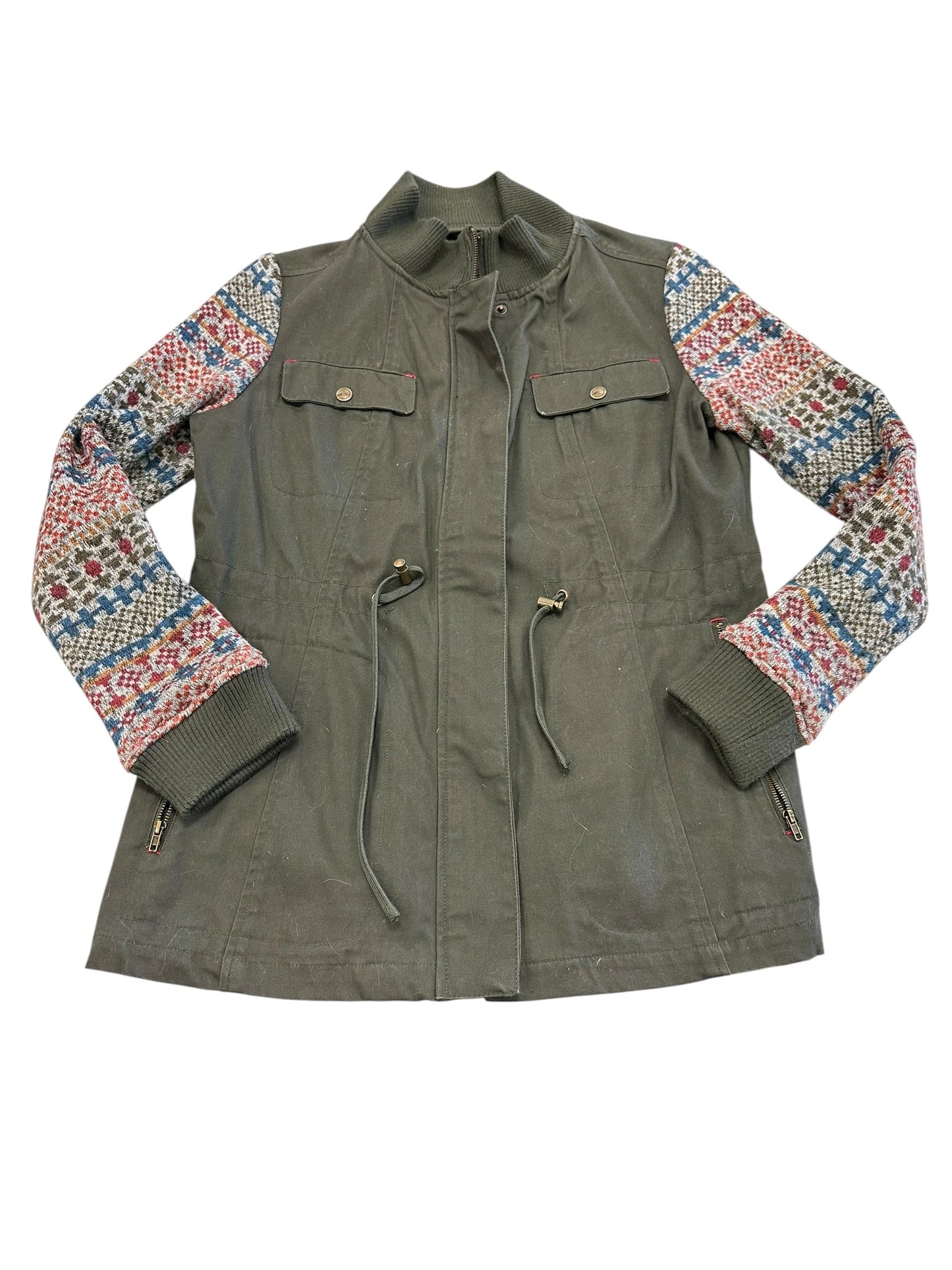 Jacket Utility By Natural Reflections In Green, Size:L