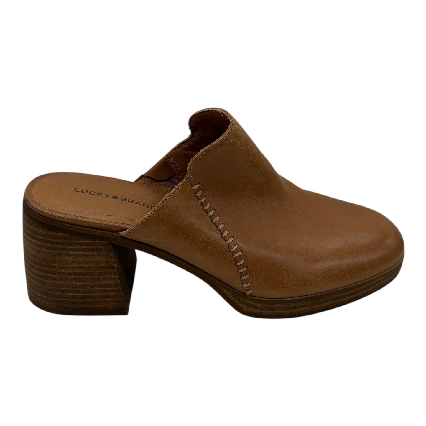 Shoes Heels Block By Lucky Brand In Brown, Size:9