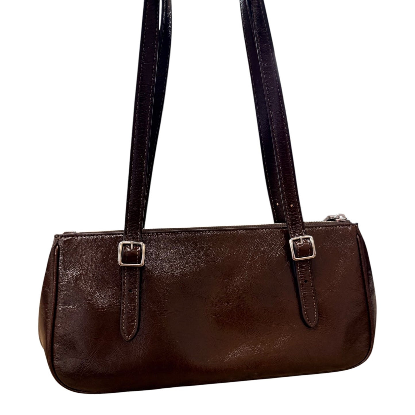 Handbag Designer By Coach In Brown, Size:Small