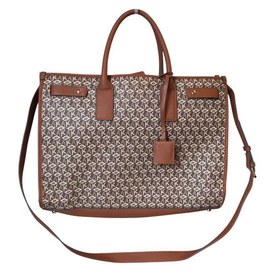 Handbag By Anne Klein In Brown, Size:Large