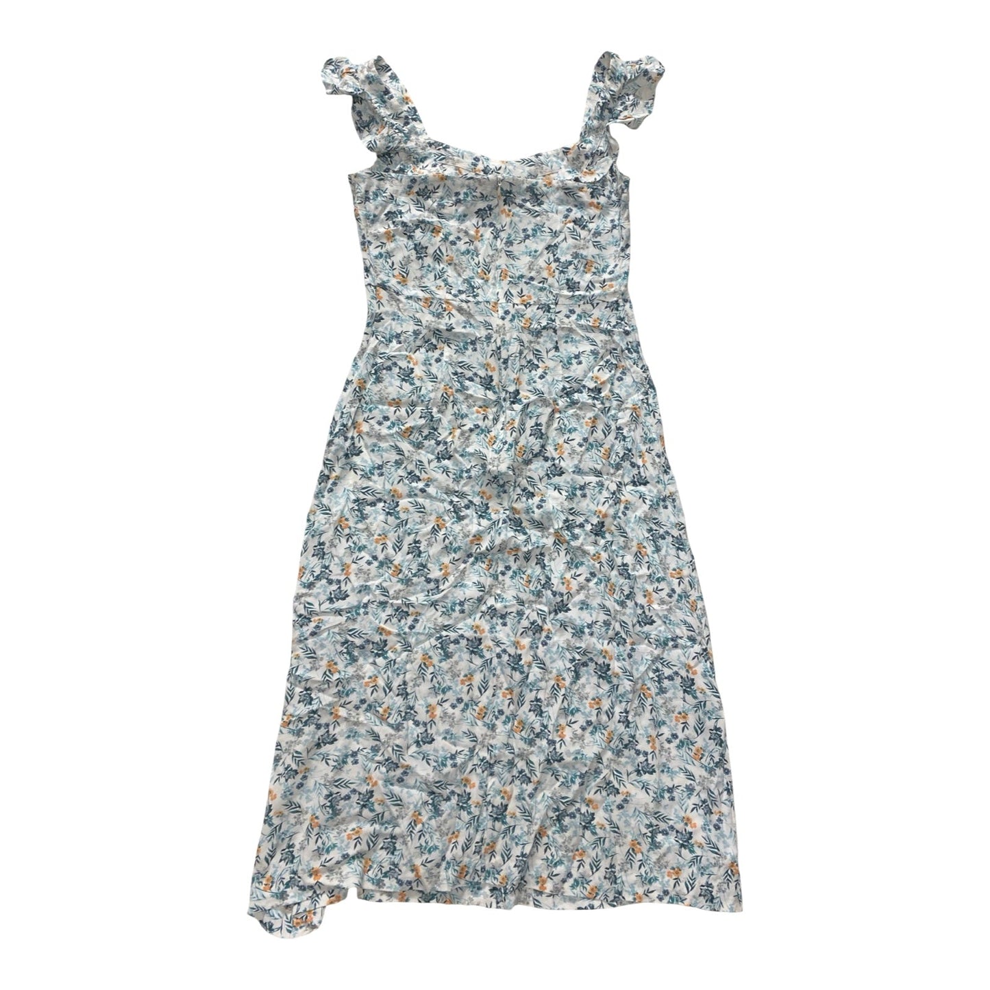 Dress Casual Midi By Loft In Multi, Size:4