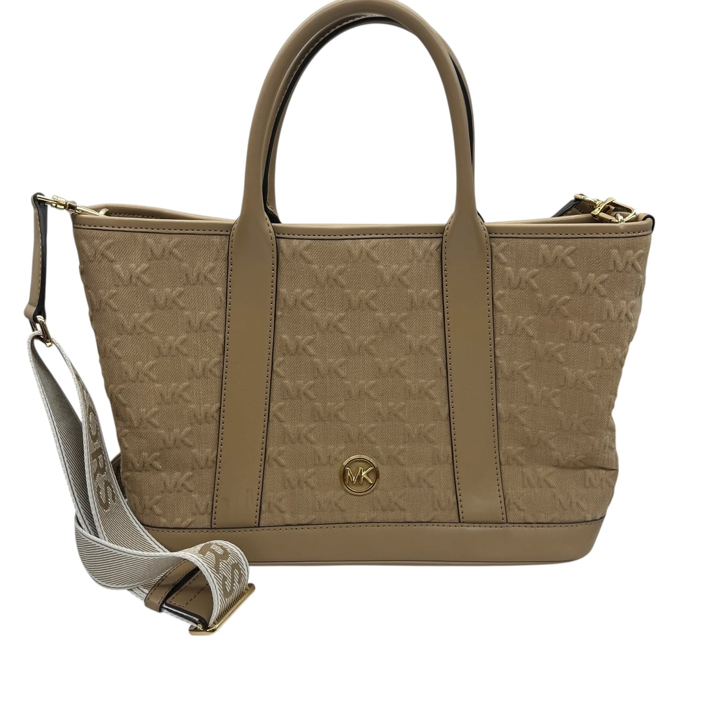 Handbag Designer By Michael Kors In Tan, Size:Medium