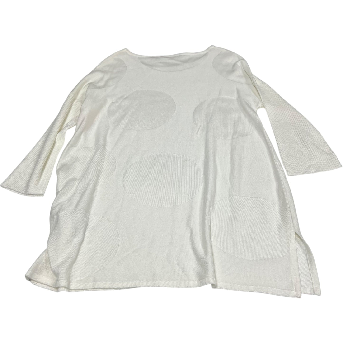 Top Long Sleeve By Soft Surroundings In White, Size: Xs