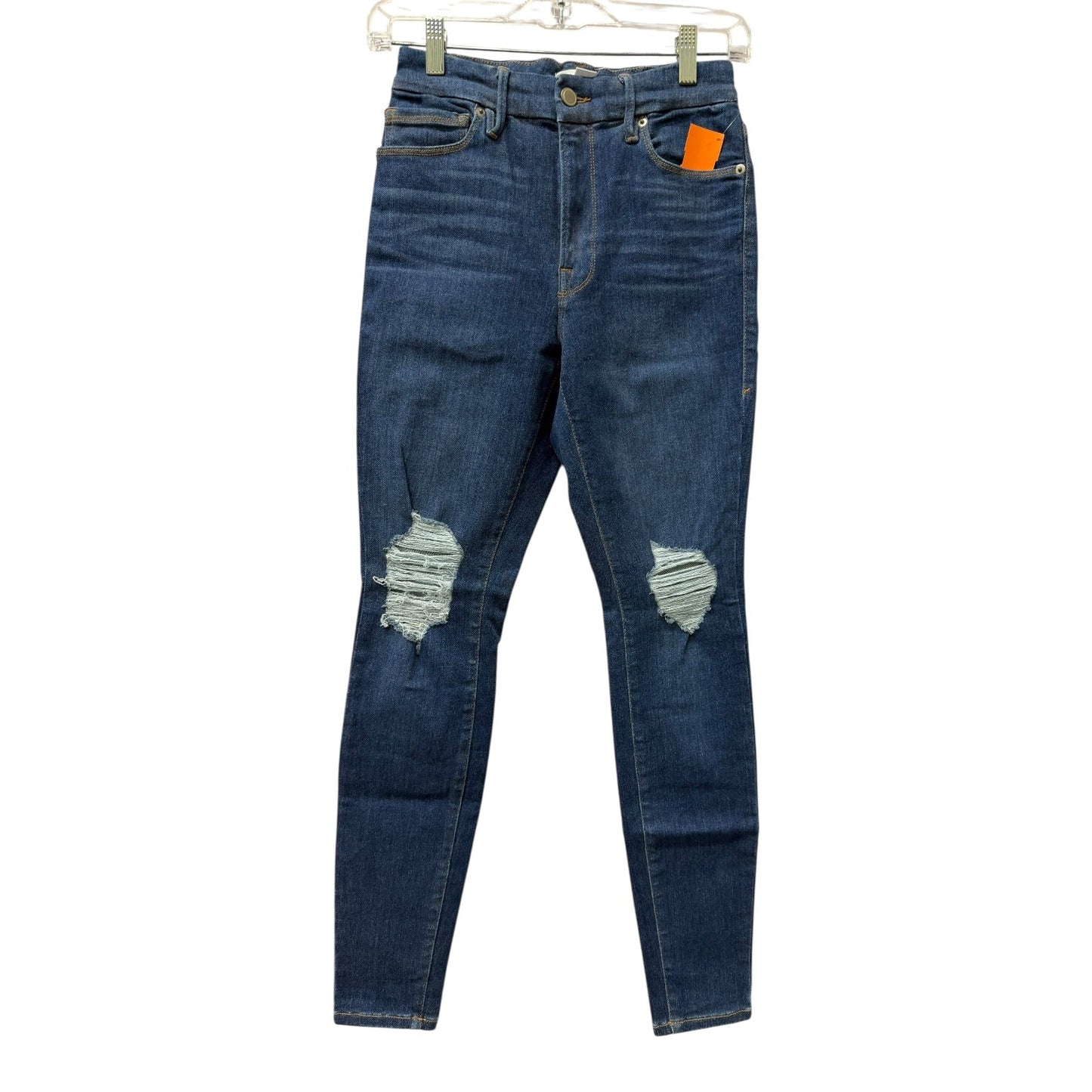 Jeans Skinny By Good American In Blue, Size:6