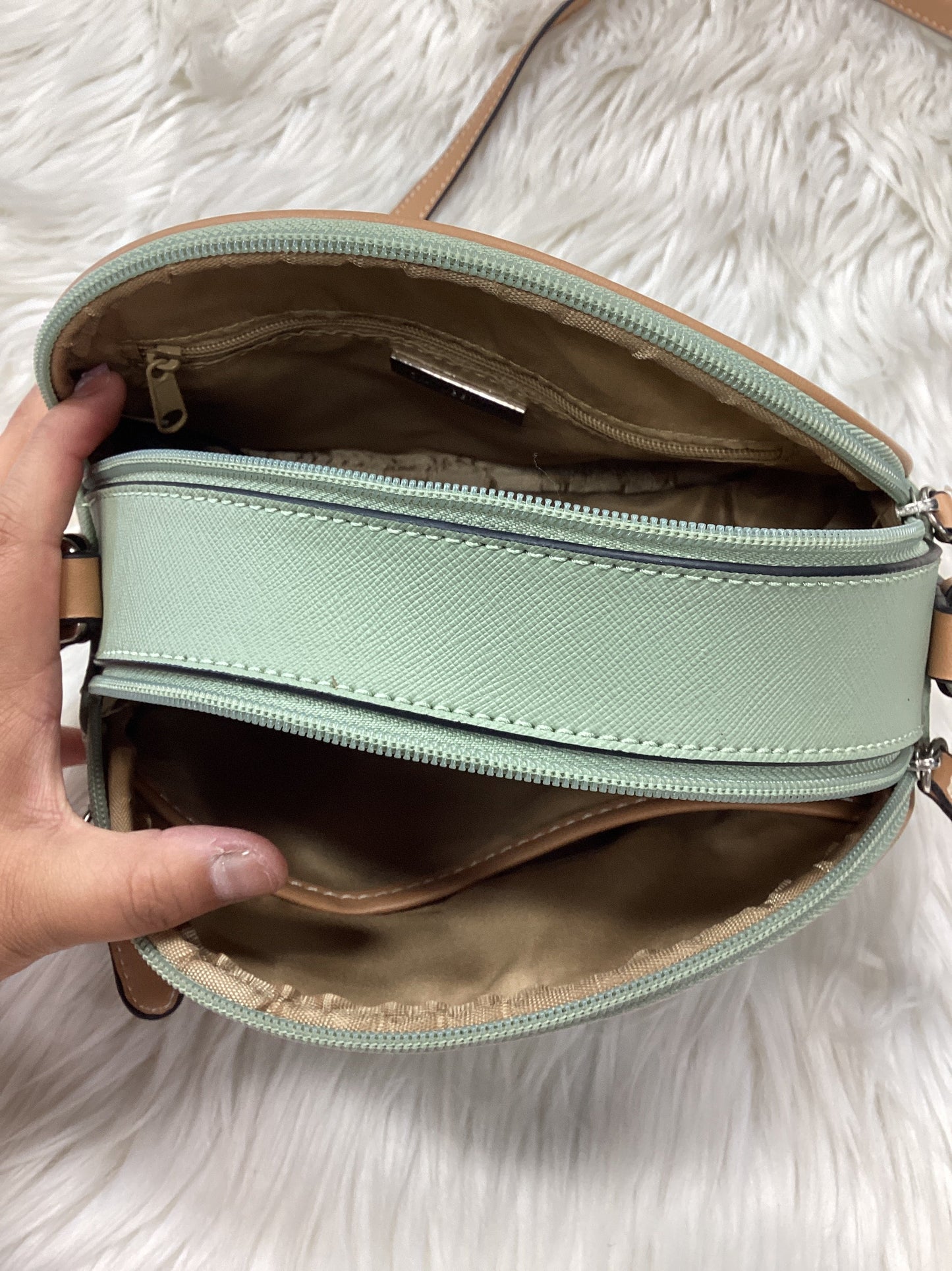 Crossbody By Giani Bernini In Green, Size:Medium