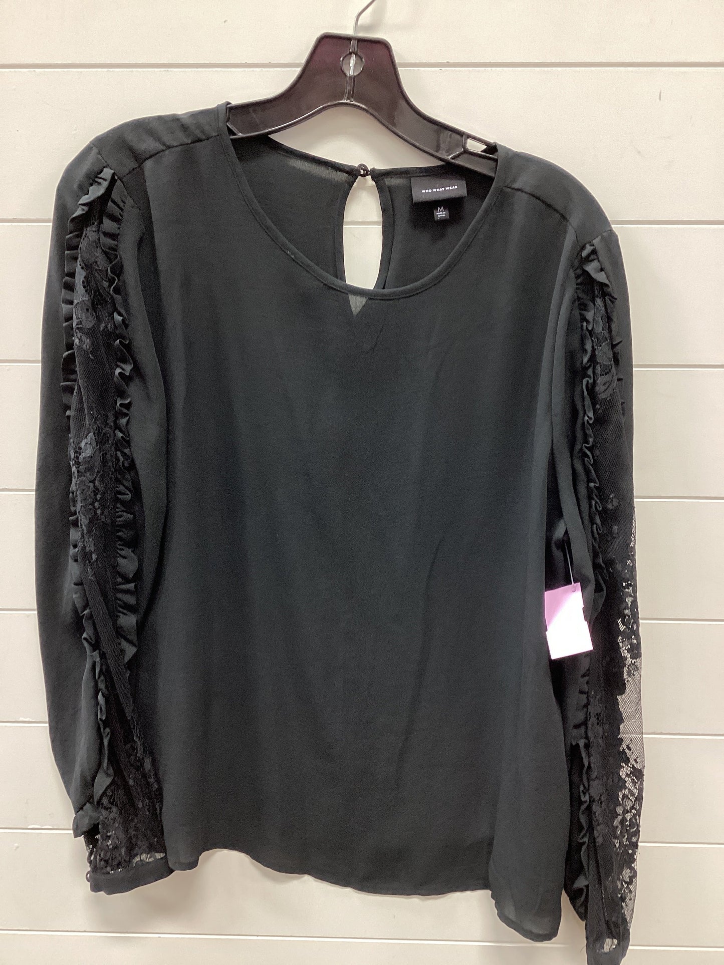 Top Ls By Who What Wear In Black, Size:M