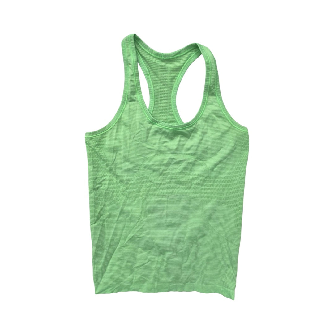 Athletic Tank Top By Lululemon In Green, Size:8