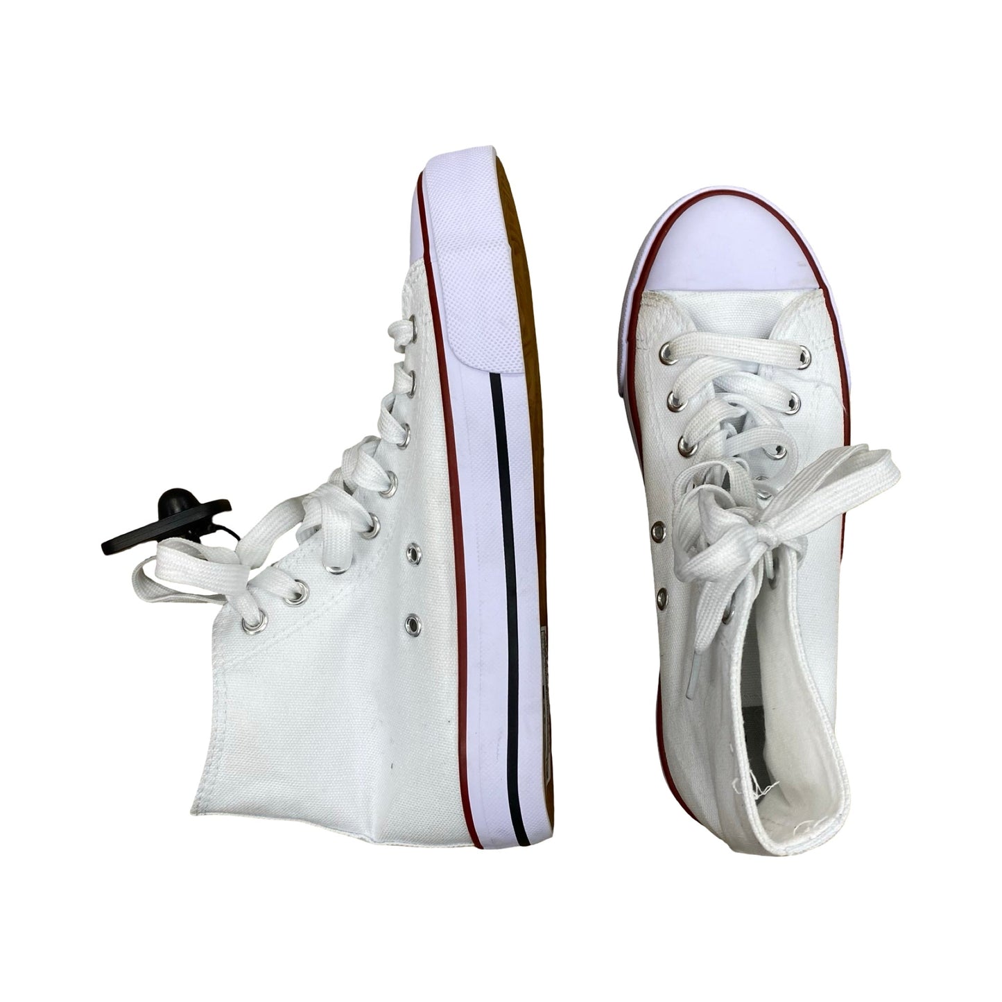 Shoes Sneakers By Clothes Mentor In White, Size:7