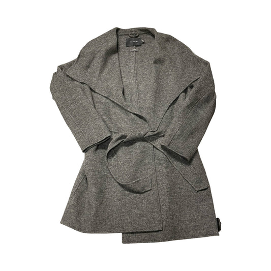 Coat Peacoat By Tahari In Grey, Size:Xl
