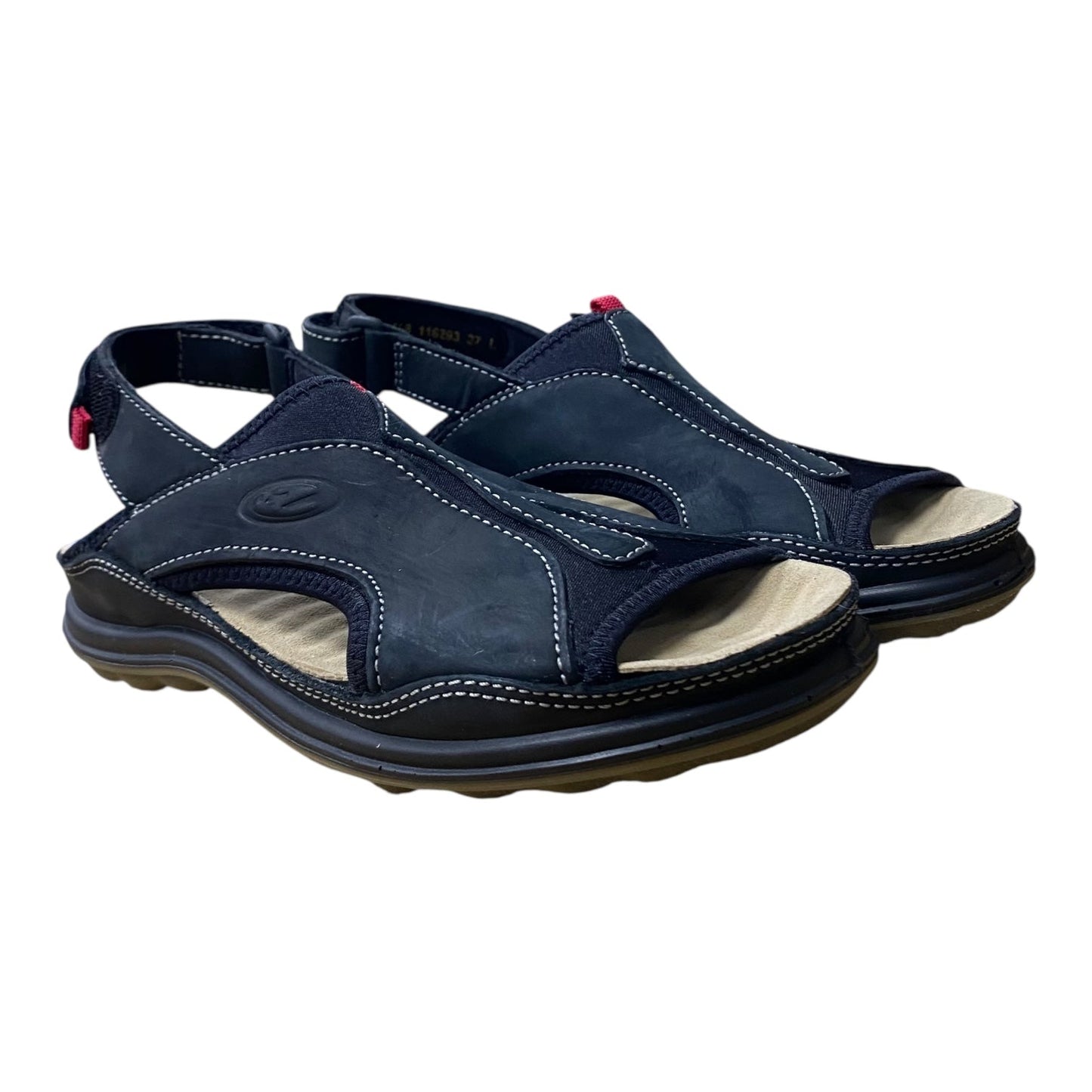 Sandals Flats By Ecco In Black, Size:6.5