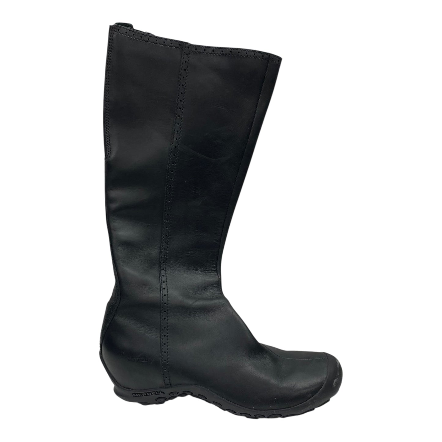 Boots Knee Flats By Merrell In Black, Size:8.5