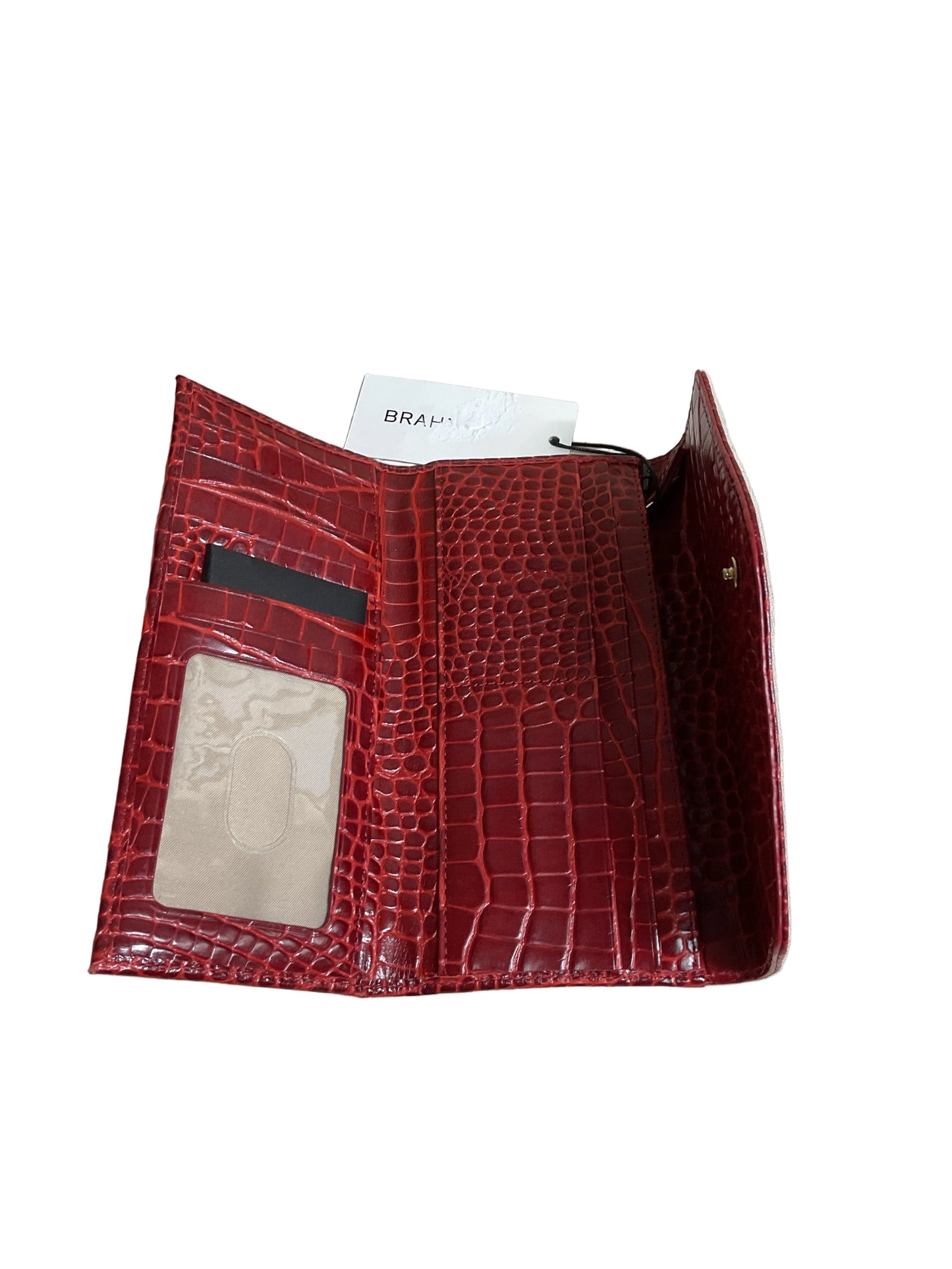 Wallet Designer By Brahmin In Red, Size:Medium