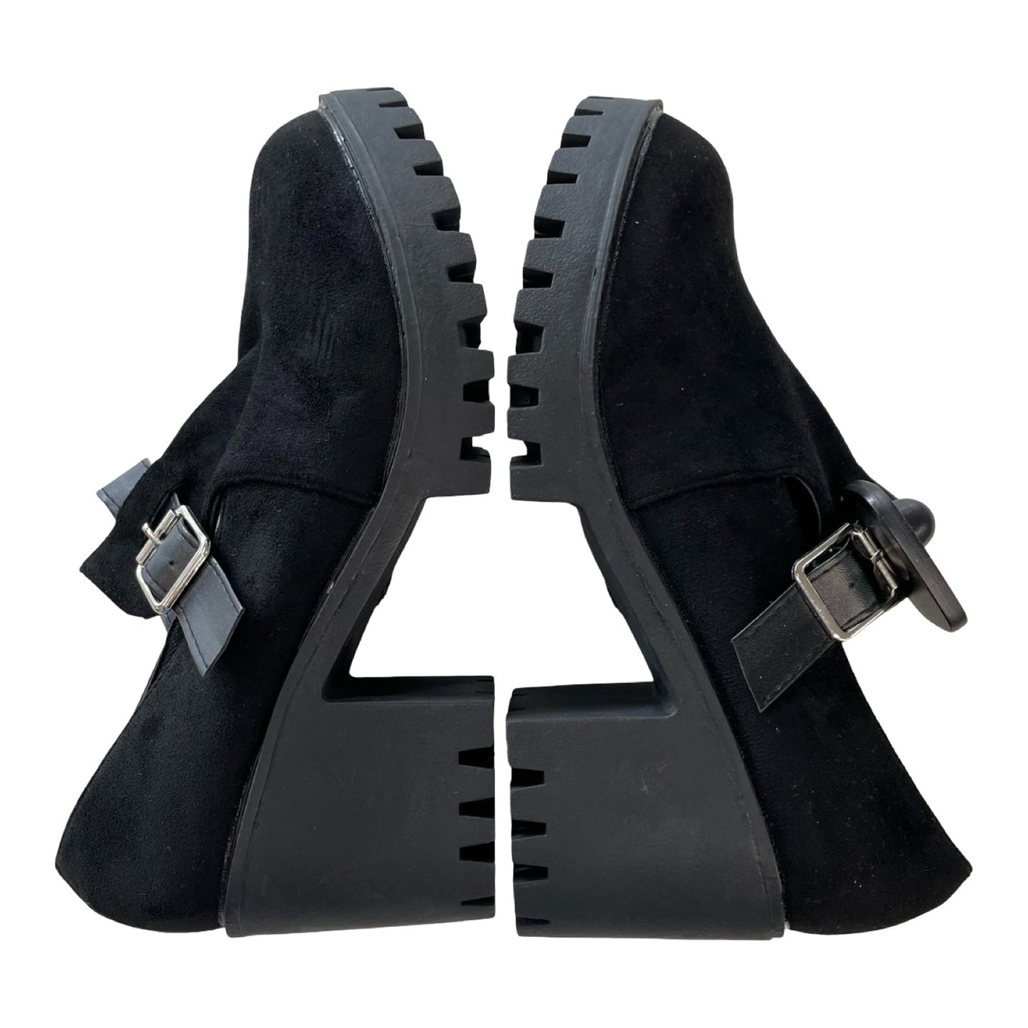 Shoes Heels Block By Clothes Mentor In Black, Size:9.5