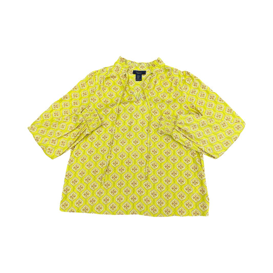 Top Ls By Rachel Zoe In Brown & Yellow, Size:Xs