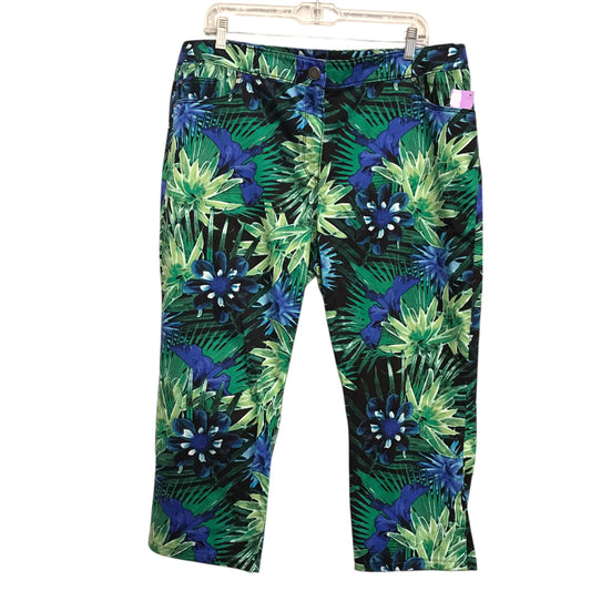 Capris By Chicos In Multi, Size:16