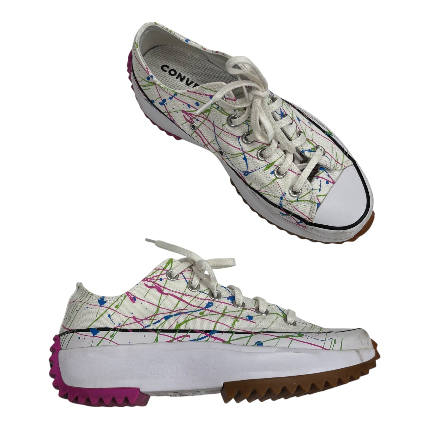 Shoes Sneakers Platform By Converse In Cream, Size:9.5