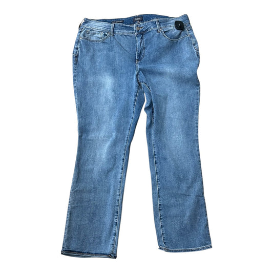 Jeans Skinny By Not Your Daughters Jeans In Blue, Size:18