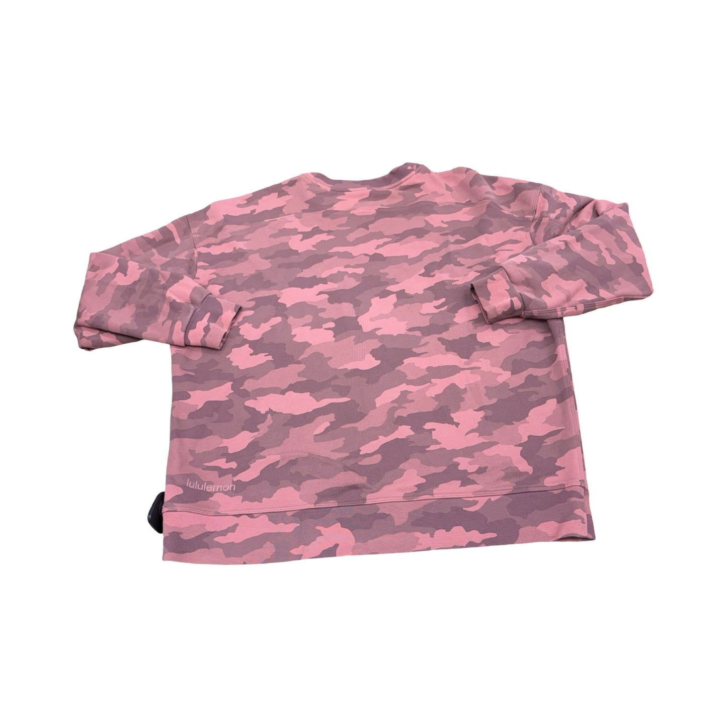 Athletic Sweatshirt Crewneck By Lululemon In Camouflage Print, Size:Xl