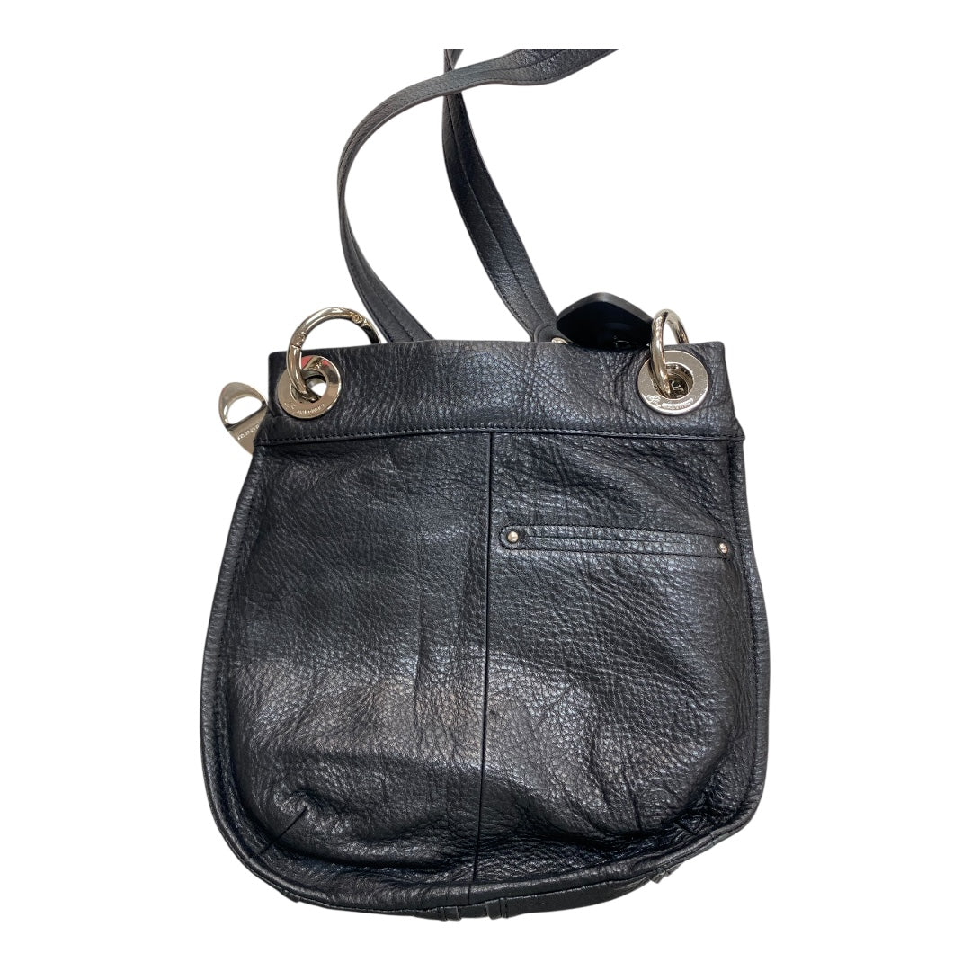 Handbag Leather By B. Makowsky In Black, Size:Medium