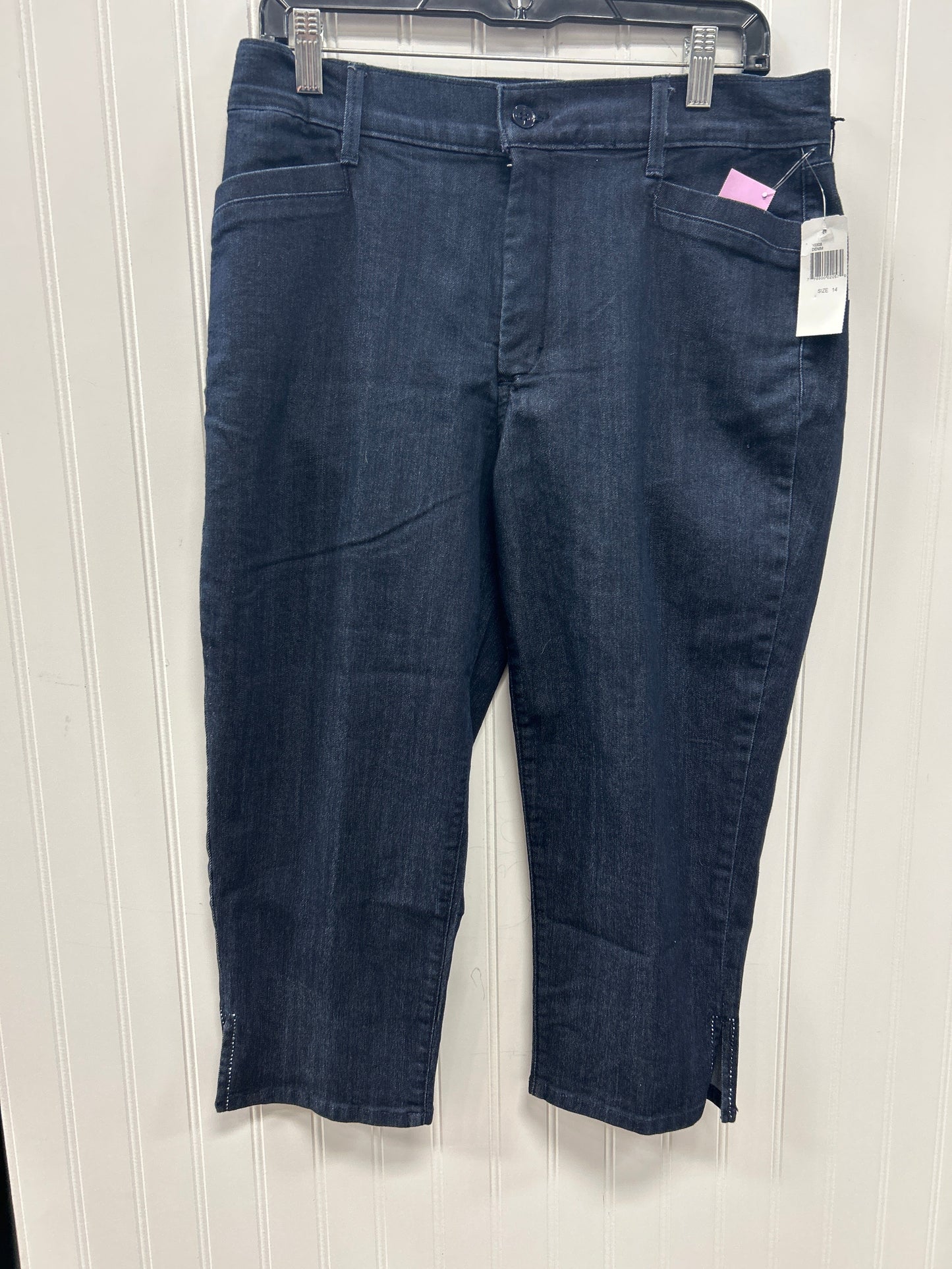 Capris By Not Your Daughters Jeans In Blue Denim, Size:14
