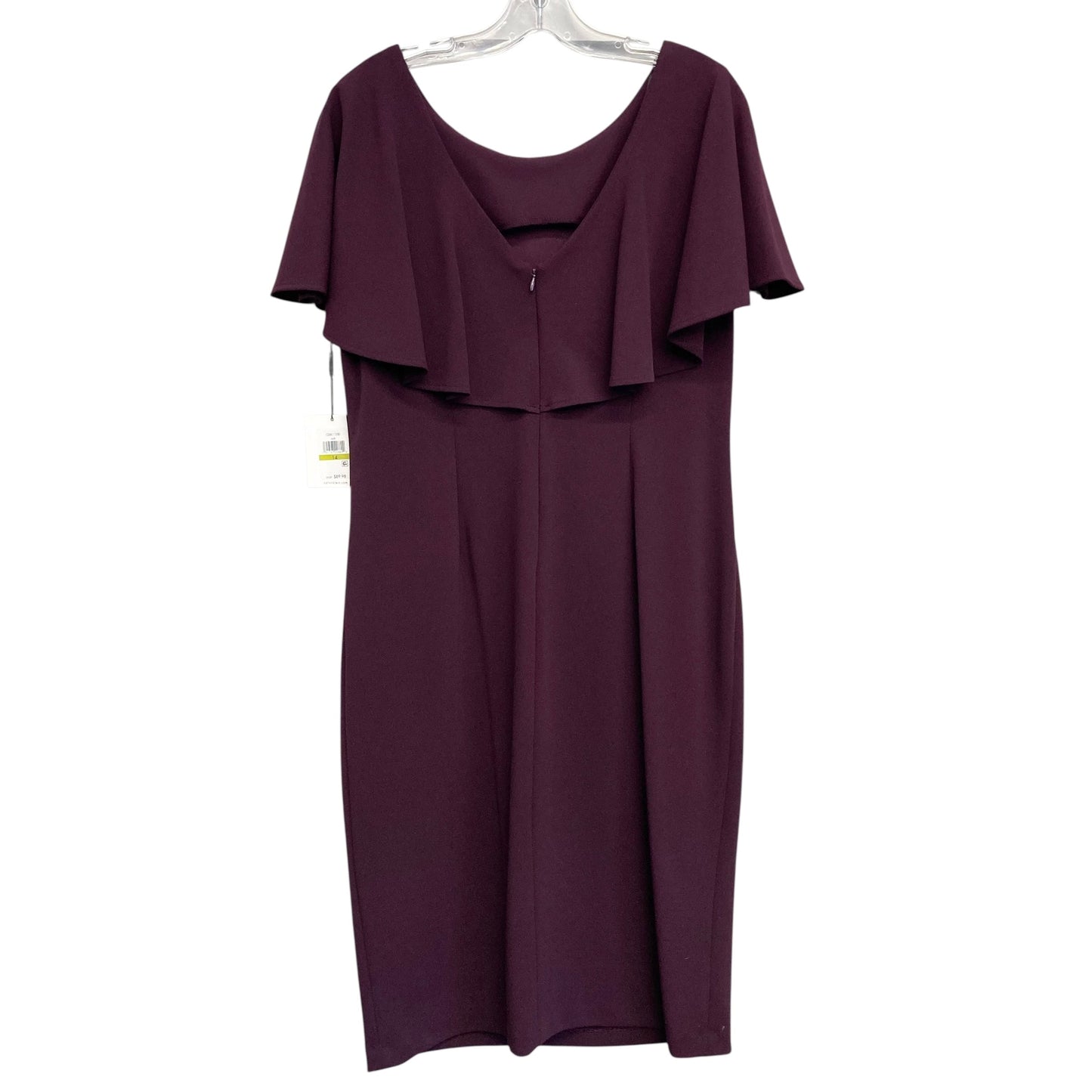 Dress Work By Calvin Klein In Purple, Size:L