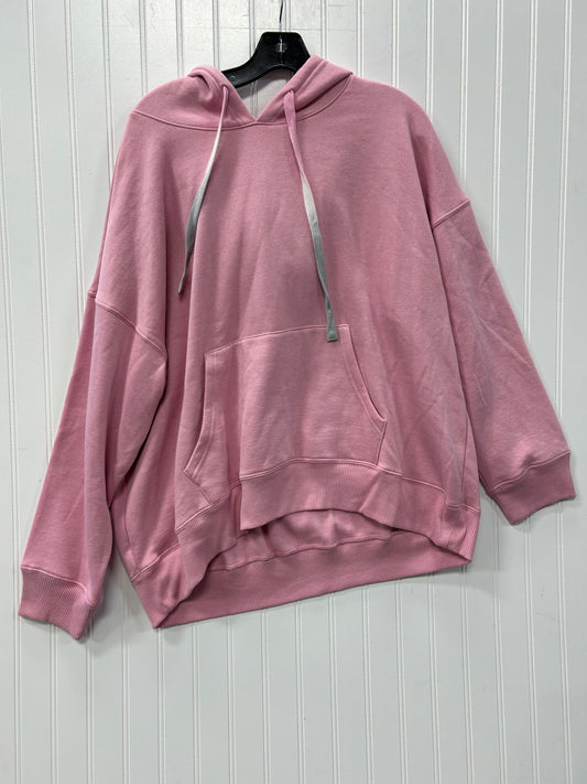 Sweatshirt Hoodie By Cmc In Pink, Size:Xxl