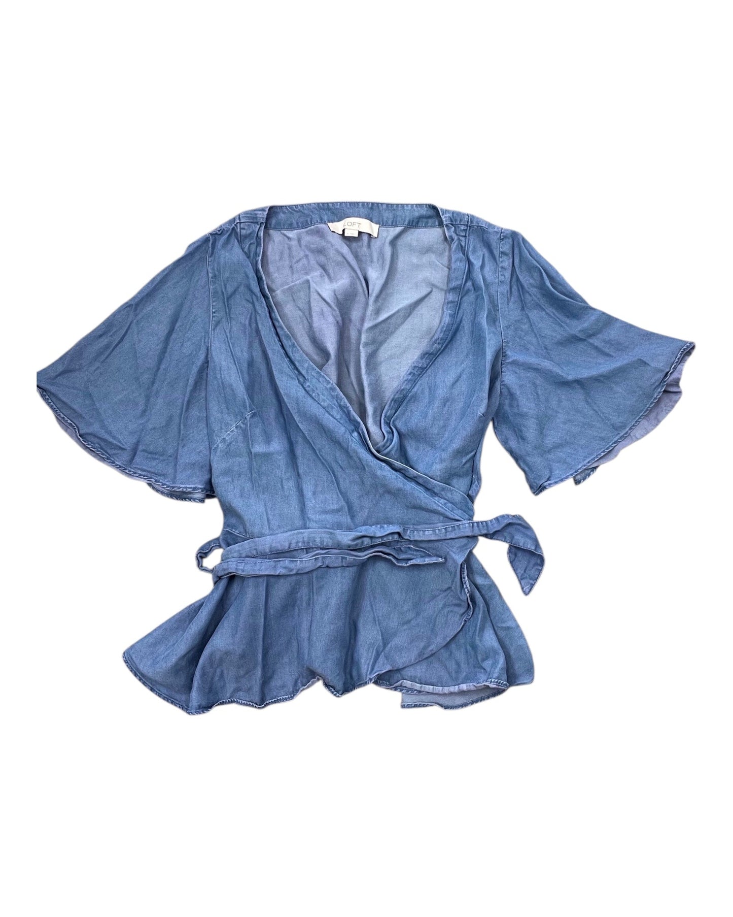 Top Ss By Loft In Blue, Size:M