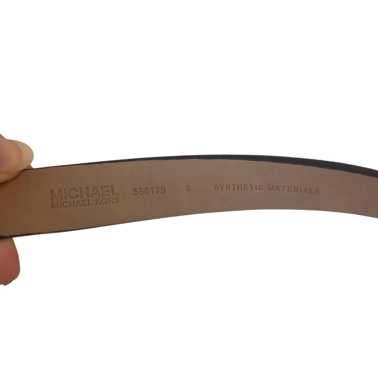 Belt Designer By Michael Kors In Silver