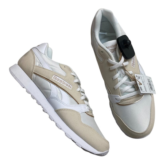 Shoes Athletic By Reebok In Gold & White, Size:8