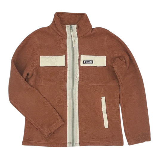 Athletic Jacket By Columbia In Brown, Size:M