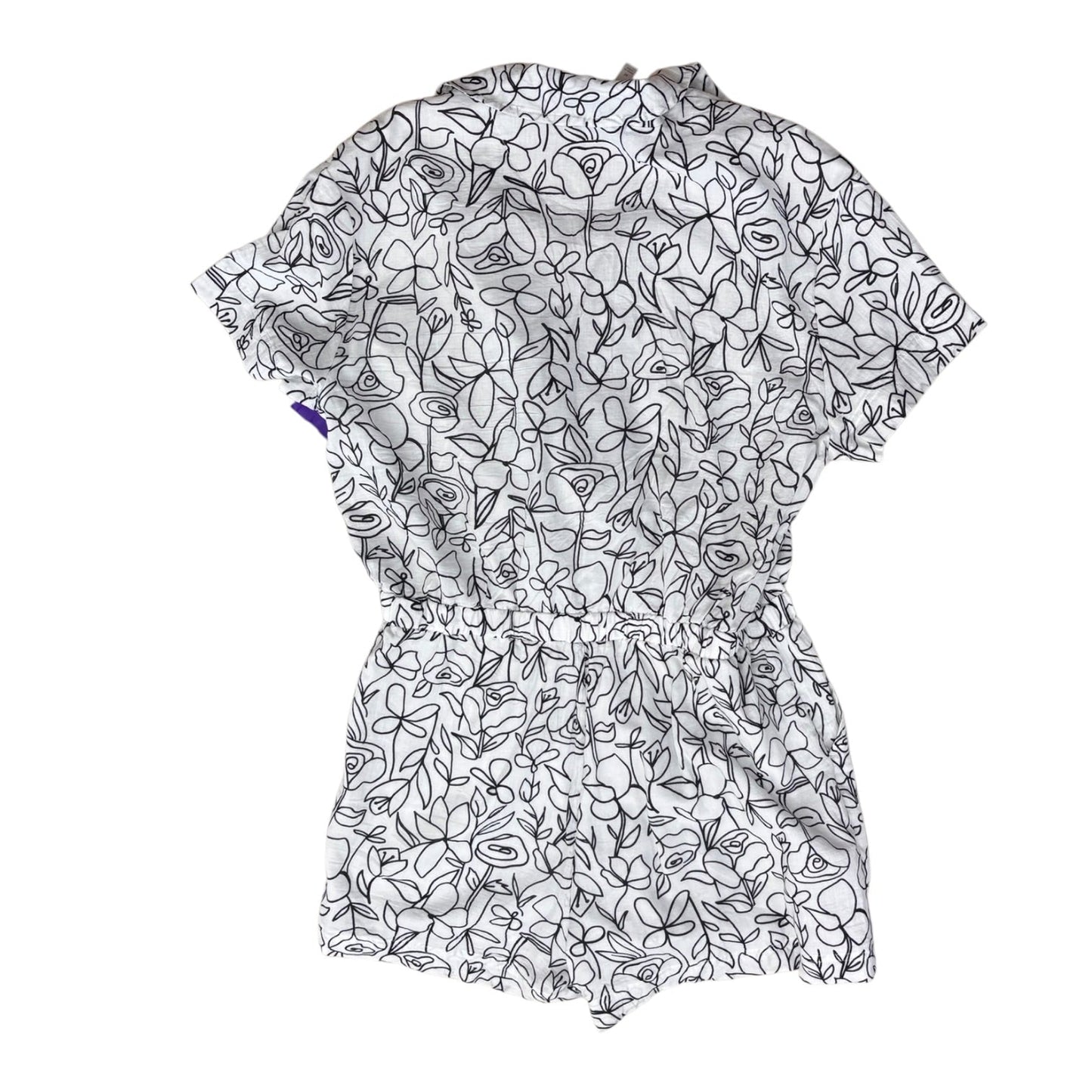 Romper By Fabletics In Black & White, Size:M