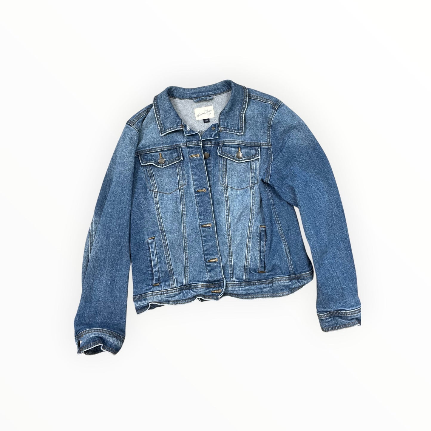 Jacket Denim By Universal Thread In Blue Denim, Size:L
