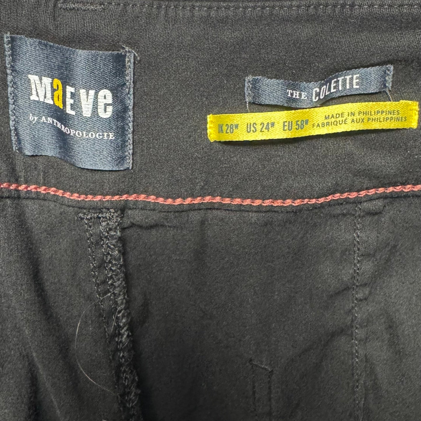 The Colette Pants By Maeve In Black, Size: 24