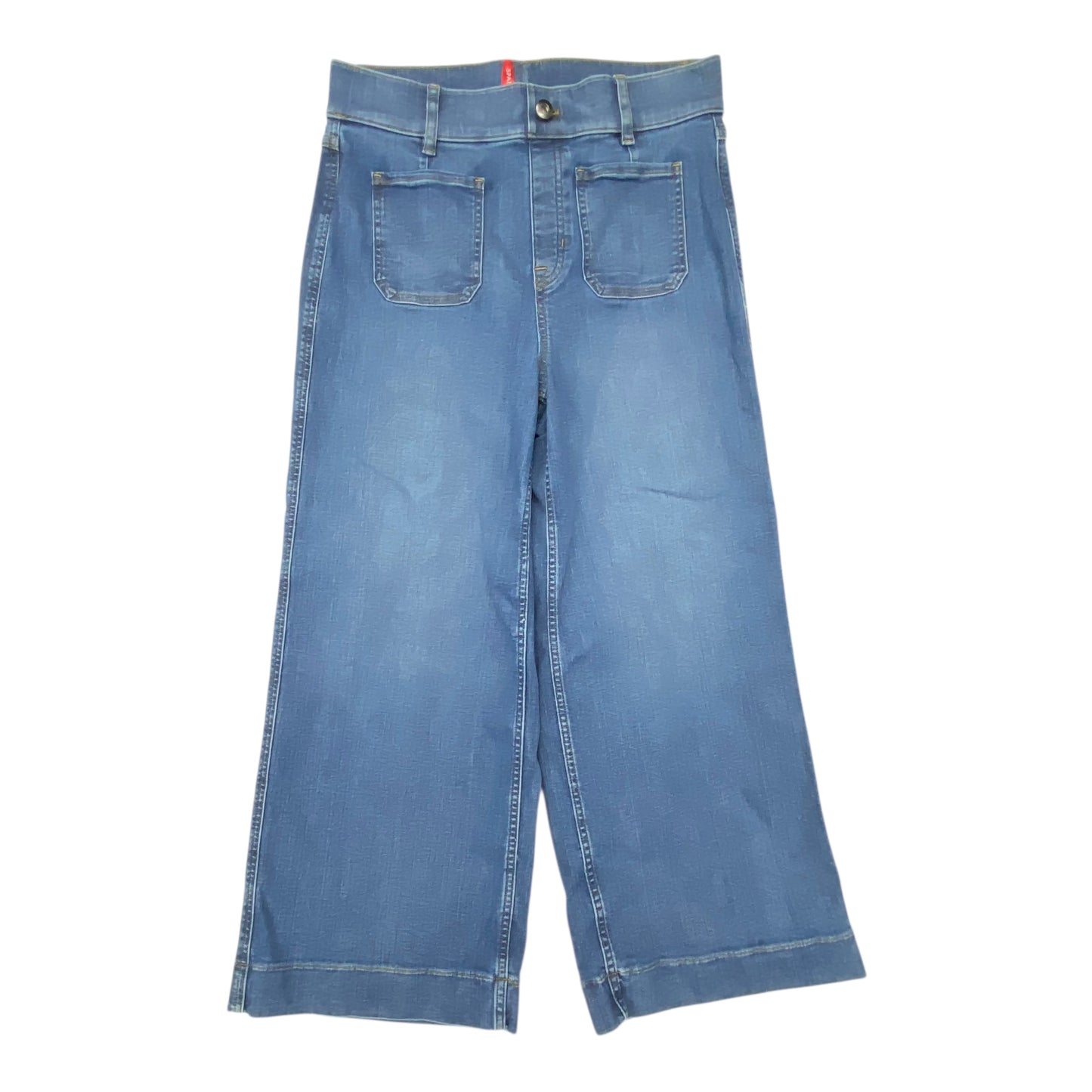 Jeans Wide Leg By Spanx In Blue, Size:M