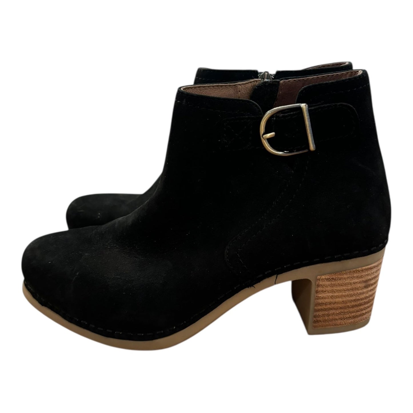 Boots Ankle Heels By Dansko In Black, Size:6