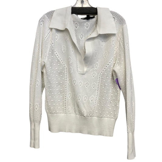 Sweater By White House Black Market In White, Size:M