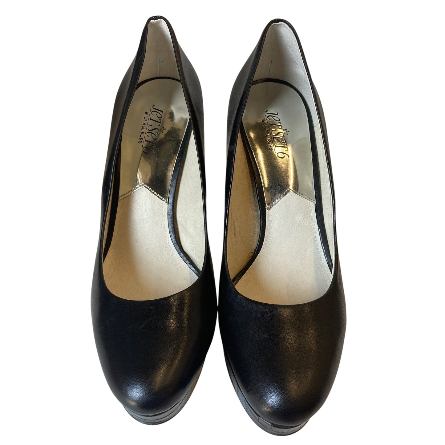 Shoes Heels Block By Michael By Michael Kors In Black, Size:9