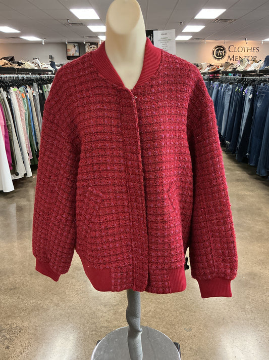Jacket Other By Amanda Uprichard In Red, Size:S