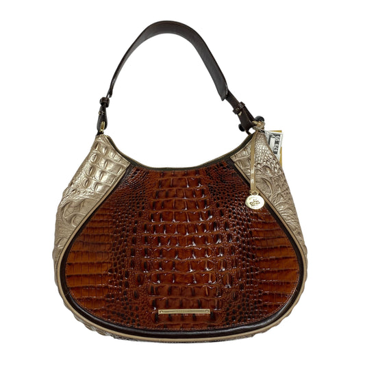 Handbag Designer By Brahmin In Brown, Size:Medium