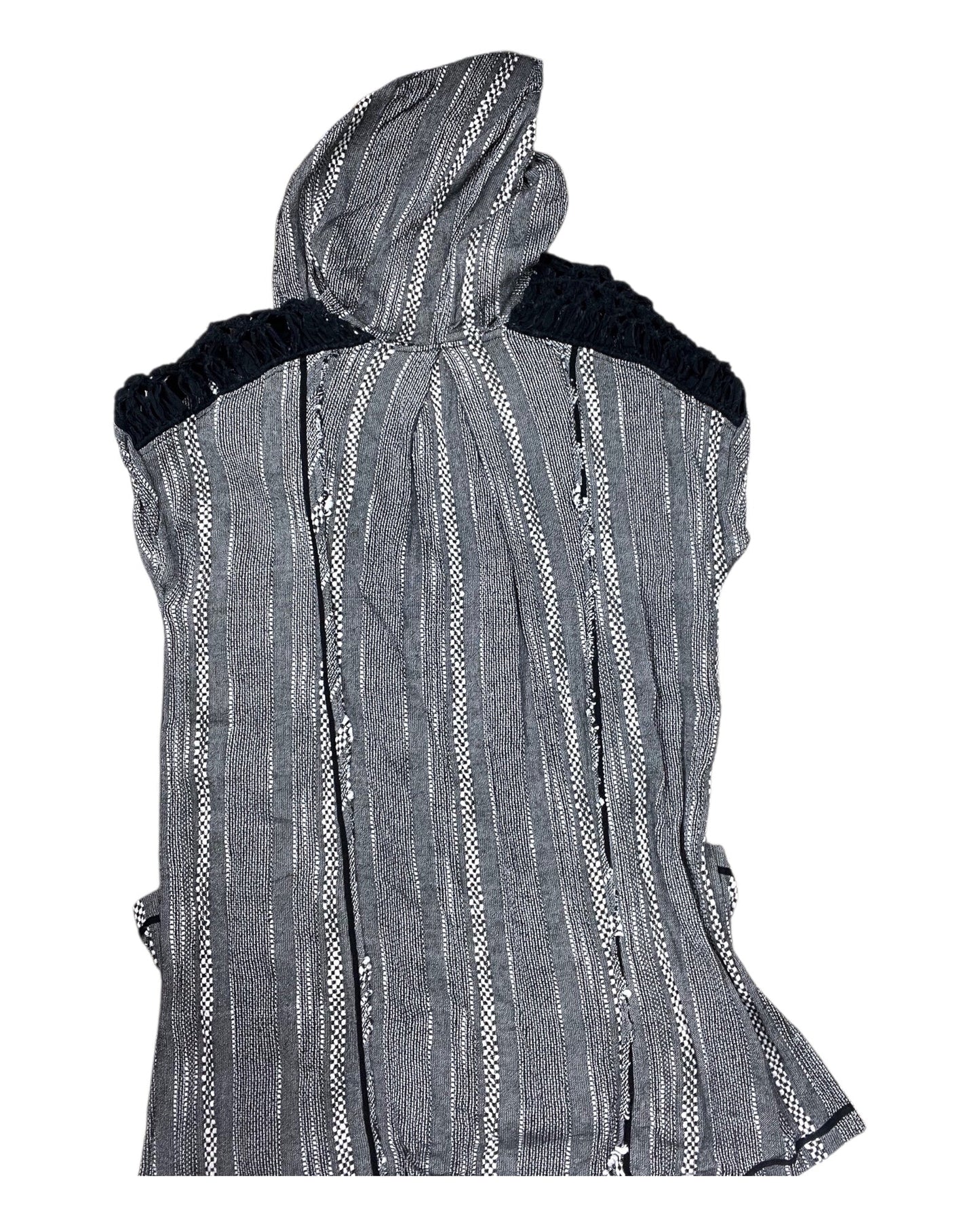 Dress Casual Short By Free People In Grey & White, Size:M